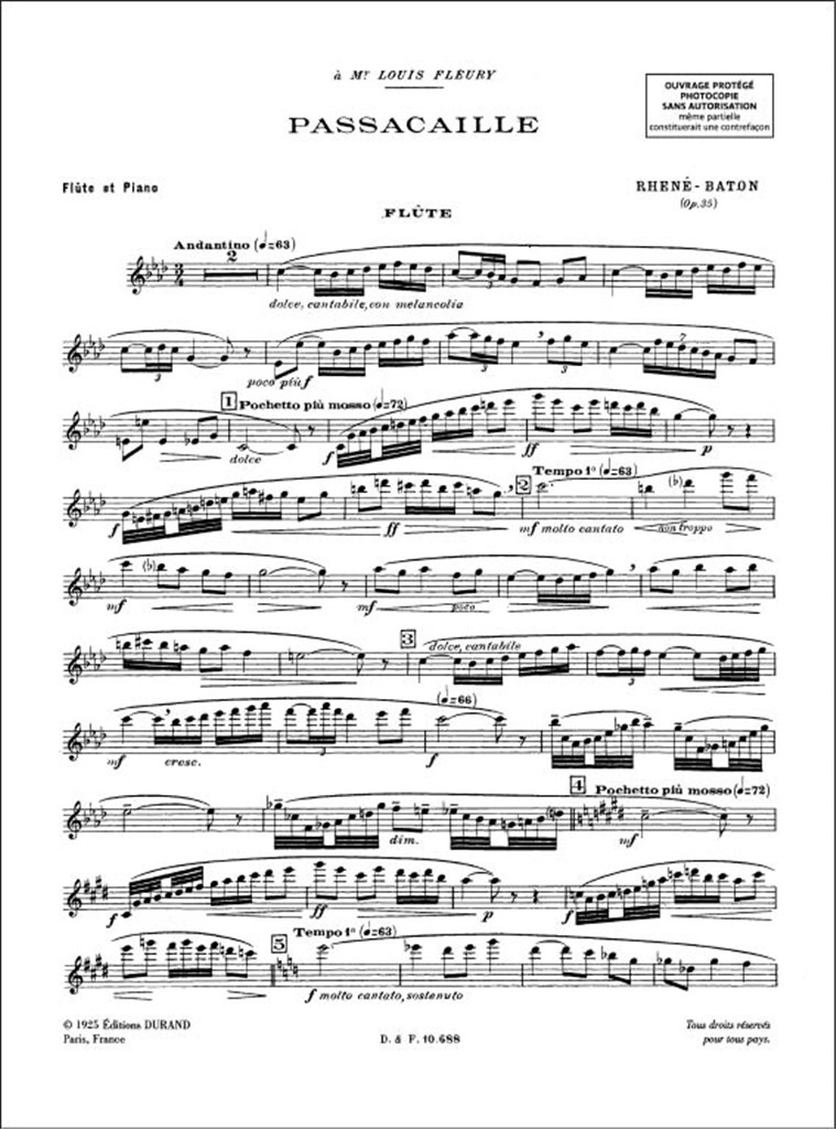 Passacaille Opus 35